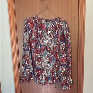 Dokotoo Floral Long Sleeve Blouse